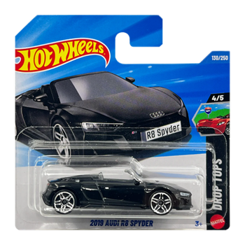 Машинка Базова Hot Wheels 2019 Audi R8 Spyder Exotics 1:64 JJJ84 Black