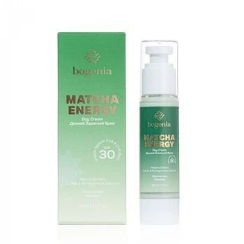 Дневной крем для лица с матчем и SPF 30 Bogenia Matcha Day Cream 50 мл