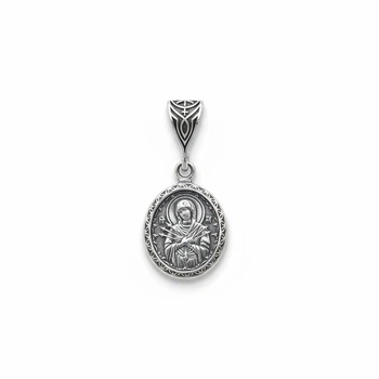 Ладанка серебряная Семистрельная 385ч