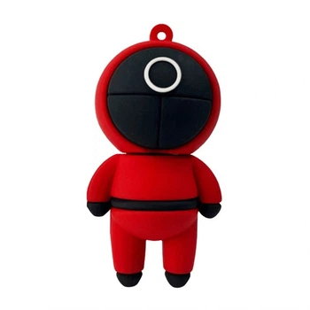 Флеш-память USB Wibrand 16Гб резина пластик красная (663420)