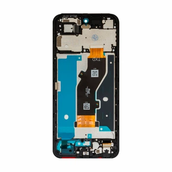 Дисплей IPS 6,1 дюйма Tecno Spark Go 1 черный с тачскрином и рамкой High Quality. (660143)