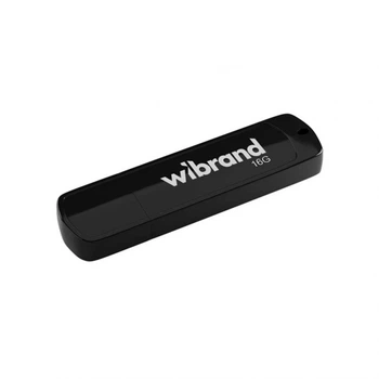 Флеш-память USB Wibrand 16Гб пластик черный (663394)