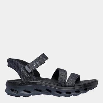 Жіночі сандалії Skechers 141275 BKGY 38 (8US) 25 см Чорні (198739095517)