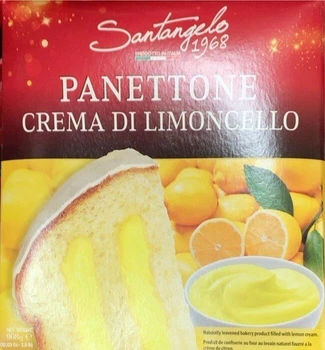 Панеттоне Santangelo с лимонным кремом, 908 г