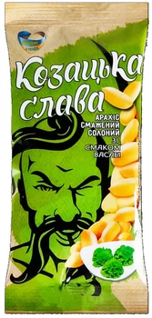 Арахiс солоний зi смаком васабi ТМ "Козацька Слава"50г