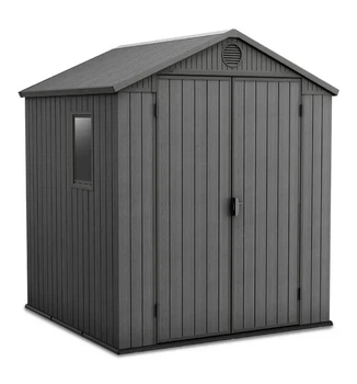 Сарай садовый пластиковый (домик) Keter DARWIN 6x6 (17210353) Серый