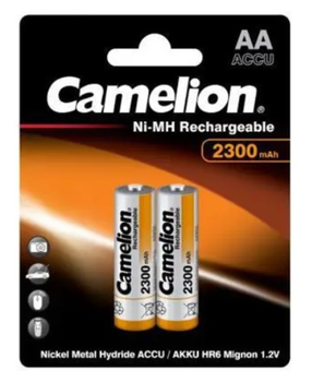 Акумулятор CAMELION AA HR6 2300 mAh Rechargeable 2шт/упак. (ціна за уп)