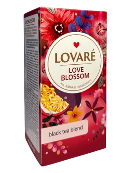 Чай Lovare LOVE BLOSSOM чорний в пакетиках 24*2г (59241)