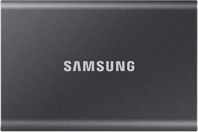 Зовнішній накопичувач SSD, 2Tb, Samsung T7, Grey (MU-PC2T0T/WW)