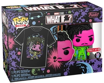 Zestaw Funko Pop! & Tee Marvel What If Figurka Bobble-Head Infinity Killmonger + Koszulka Rozmiar XL 63319 (889698633192)