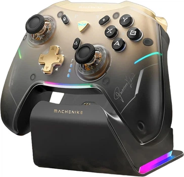 Kontroler bezprzewodowy Machenike G5Pro Premium Edition Wireless with Charging Station Black/Gold (6975971295493)