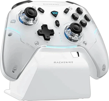Kontroler bezprzewodowy Machenike G5Pro Max with Charging Station Wireless White (6975971295745)