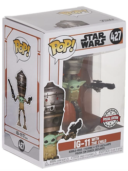 Zestaw prezentowy Funko Pop! & Tee Star Wars IG-11 With the Child Exclusive Figurka + Koszulka Rozmiar S (889698517669)