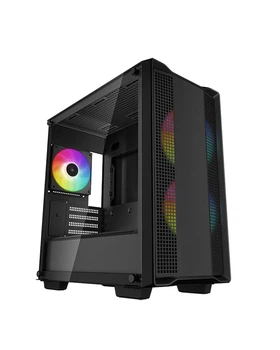 Корпус Deepcool CC360 ARGB чорний Без БЖ Mini-ITX/Micro-ATX, 2x3.5,2+1*2.5";418×215×431мм(L×W×H) (CC360 ARGB)