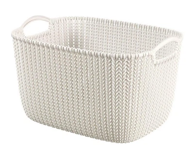 Кошик для зберігання Curver Knit 19 л (03670) Кремовий