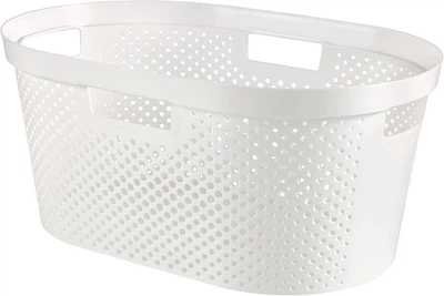 Корзина для белья пластиковая Curver Infinity 40 л (04755) Белый