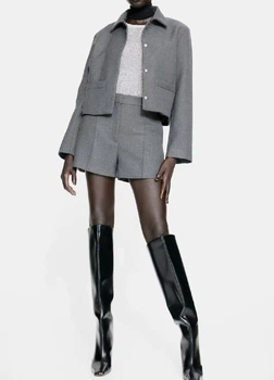 Шорти H&M 11639 Темний сірий 40 (1382)