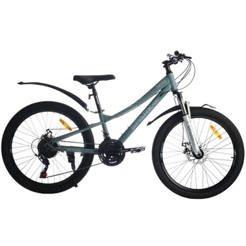 Велосипед SPARK NERO (колеса - 24", сталева рама - 11") темно-бірюзовий