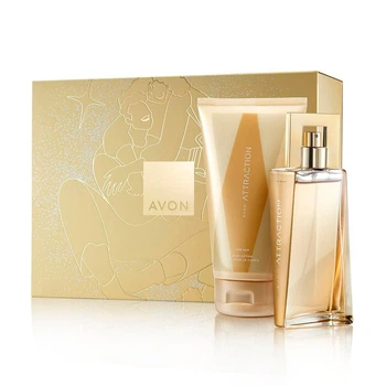 Набір жіночий парфумований Avon Attraction 2в1 50/150 мл