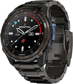 Смарт-годинник Garmin Descent Mk3i 51mm Carbon Gray DLC Titanium with DLC Titanium Band (010-02752-13/14)