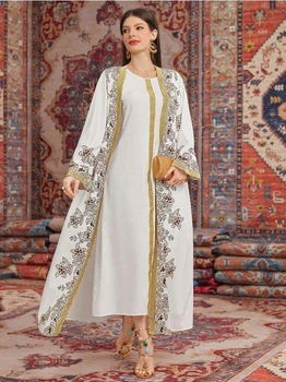 Жіночий Костюм (сукня+кардиган) SHEIN 910588-1 XL білий (2000005183768)