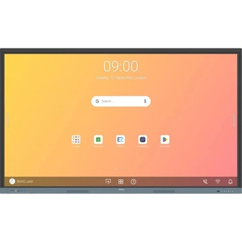 Інтерактивна панель 86' BenQ RE8604A, IPS, UHD, 8Гб/ 32Гб, колонки, кріплення, чорна