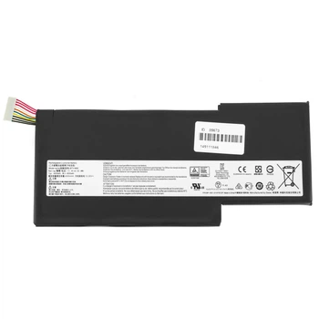 Акумулятор для ноутбука MSI BTY-M6K GF63 GF65 GF75 GS63VR GS73VR 11.4V 52.4Wh чорний оригінал