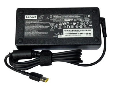 Блок живлення (зарядний адаптер) для ноутбука Lenovo 20V 8.5A 170W, прямокутний роз’єм Square USB, без мережевого кабелю 220V