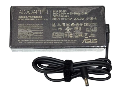 Блок живлення для ноутбука ASUS 20V 10A (200W) — штекер 6.0×3.7 мм прямокутний, без мережевого кабелю 220V