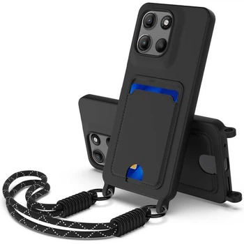 Защитный чехол Reframe Silicone Holder для Motorola Moto G67 Power / G57 Power / G57 - Black