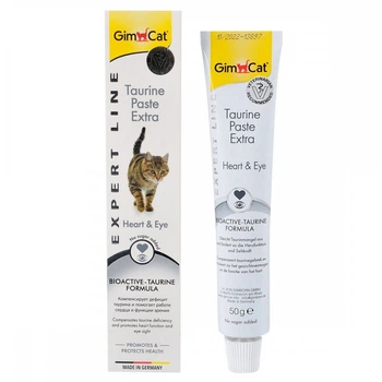 Витамины GimCat Expert Line Taurine Extra для кошек для поддержки сердца и зрения 50 г