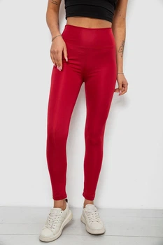Лосины женские однотонные бордовый 214R155 AGER 2XL