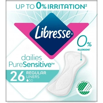 Ежедневные прокладки Libresse Pure Sensitive Normal 26 шт. (7322541161914)
