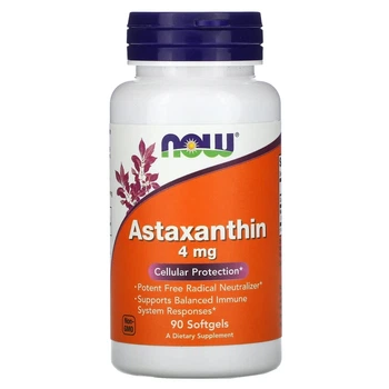 Астаксантин Now Foods (Astaxanthin) 4 мг 90 капсул (NOW-02305)