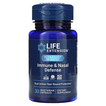 Пробіотик при сезонній алергії Life Extension (Immune & nasal defense) 30 капсул (LEX-22083)