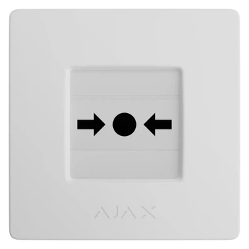 Сповіщувач Ajax Manual Call Point (White) (8EU) ASP ручний бездротовий