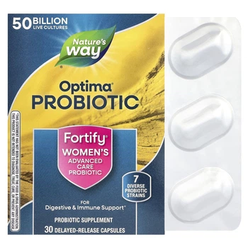 Пробіотики для жінок Nature's Way (Fortify Optima Probiotic Womens) 50 млрд 30 капсул (NWY-10336)