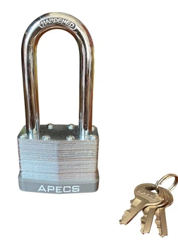 Замок навесной стальной Apecs PDS-65-50-L (длинная дужка)