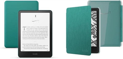 Електронна книга Amazon Kindle Paperwhite Signature Edition 32GB 12th Generation, екран 7' з чохлом (Jade/Clear Back)