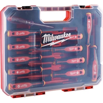 Набор отверток Milwaukee трехгранный VDE SL/PH/PZ/T + тестер напряжения, 12 шт (4932479095) Milwaukee 4932479095 994751