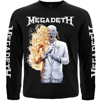 Футболка з довгим рукавом Rockway Megadeth - Last Album (Vic Rattlehead) Чорний, Розмір S