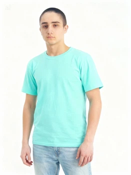 Футболка чоловіча бавовна 100% м"ятний, р.2XL