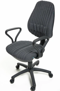 Офісний крісло “Здоров’я” від Ekkoseat. Сірий.