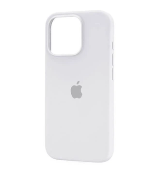 Чехол для iPhone 15 Pro силиконовый Soft-touch Silicone Case Full Size (AA) White