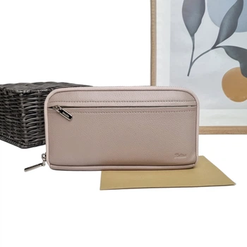Женский длинный кошелек натуральная кожа Balisa бежевый T-676 beige