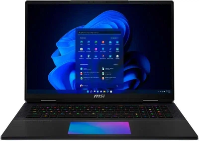 Ноутбук MSI Titan 18 HX AI A2XWJG-634UA 18" UHD+ mini LED, Intel U9-285HX, 64GB, F4TB, NVD5090-24, W11P, чорний