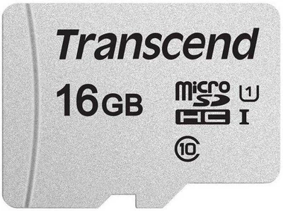 Карта пам'яті Transcend microSD 16GB C10 UHS-I R95/W10MB/s + SD