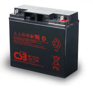 Акумуляторна батарея CSB GP12120F2 12V 17 Ah AGM VRLA