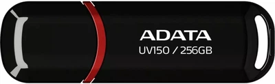 Флеш пам'ять USB Adata UV150 256GB USB3.2 Black (AUV150-256G-RBK)