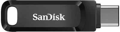 Накопичувач SanDisk 32GB USB 3.1 Type-A + Type-C Ultra Dual Drive Go Чорний